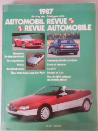 Automobil Revue - 1987 Katalog der Automobil Revue