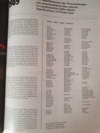 Automobil Revue &#039;89 - 1989 Katalog der Automobil Revue