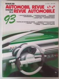 Automobil Revue 93 - Katalog der Automobil Revue 1993