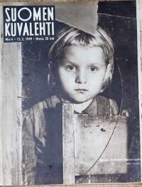 Suomen KuvalehAaro 1949 nr 6 kansi Kansanapu, aravan miljardit, siksttiniläiskappeli, rautatiet ja puutarhakulttuuri