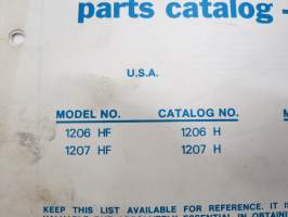 Chrysler Outboard 120 hp parts catalog / varaosaluettelo, englanninkielinen