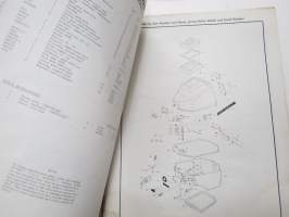 Chrysler Outboard 10 and 15 hp parts catalog / perämoottori varaosaluettelo, englanninkielinen