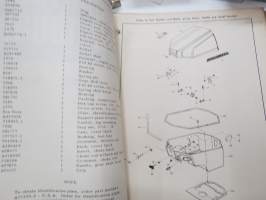 Chrysler Outboard 6 hp parts catalog / perämoottori varaosaluettelo, englanninkielinen