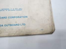 Chrysler Outboard 5 hp parts catalog / perämoottori varaosaluettelo, englanninkielinen
