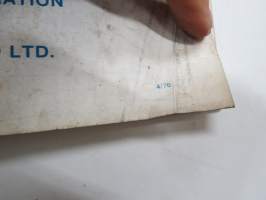 Chrysler Outboard 4 hp parts catalog / perämoottori varaosaluettelo, englanninkielinen