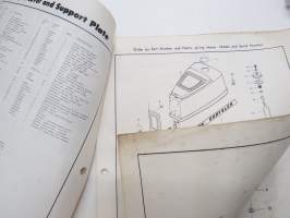 Chrysler Outboard 3.6 hp parts catalog / perämoottori varaosaluettelo, englanninkielinen