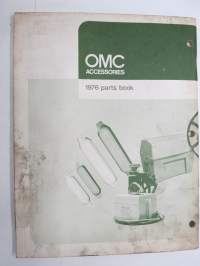 OMC Accessories parts book 1976 perämoottorivalmistajan tarvikkeiden luettelo / varaosaluettelo, englanninkielinen