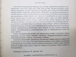 Suomen Merikapteenit - Elämäkerrallisia tietoja, Finlands Sjökaptener - Biografiska uppgifter 1971 -matrikkeli -finnish master mariners