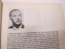 Suomen Merikapteenit - Elämäkerrallisia tietoja, Finlands Sjökaptener - Biografiska uppgifter 1971 -matrikkeli -finnish master mariners