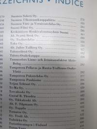 Trade and industry of Finland in word and pictures / Suomen talouselämää sanoin ja kuvin / Finlands näringsliv i ord och bild / Das Wirtschaftleben Finlands in