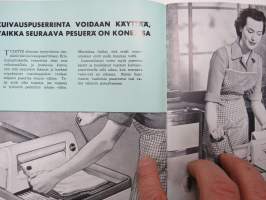 Hoover pesuopas - pyykinpesu sähkökäyttöisellä Hoover-pyykinpesukoneella -käyttöohjekirja