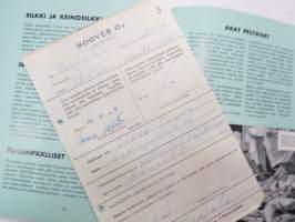 Hoover pesuopas - pyykinpesu sähkökäyttöisellä Hoover-pyykinpesukoneella -käyttöohjekirja