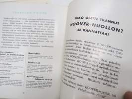 Hoover pesuopas - pyykinpesu sähkökäyttöisellä Hoover-pyykinpesukoneella -käyttöohjekirja