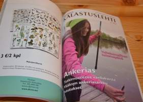 Suomen kalastuslehti sidottu vuosikerta 2014    121 . vuosikerta lehdet 1-7. 2014
