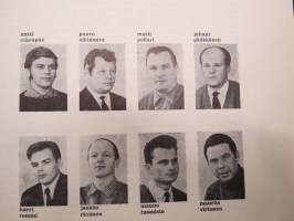 Lahden Teknillinen Oppilaitos 1970 arkkitehdit, insinöörit, levyteknikot, puuteknikot, rakennusmestarit -vuosikirja, matrikkelit valmistuneista valokuvineen