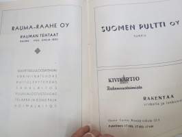 Turun Teknillinen Opisto I kurssi 1945-1947 - Kurssijulkaisu-vuosikirja, matrikkelitiedot valmistuneista valokuvineen