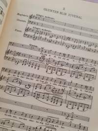 Gluntarne - En samling duetter för baryton och bas med ackompanjemang av piano av Gunnar Wennerberg