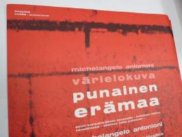 Punainen erämaa / Il deserto rosso -elokuvajuliste / movie poster / Ohjaus Michelangelo Antonioni, pääosissa Monica Vitti, Richard Harris