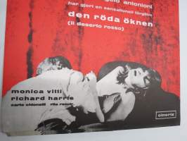 Punainen erämaa / Il deserto rosso -elokuvajuliste / movie poster / Ohjaus Michelangelo Antonioni, pääosissa Monica Vitti, Richard Harris