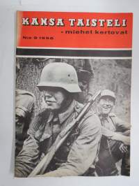 Kansa Taisteli 1958 nr 9, sis. mm. seur. artikkelit / kuvat; O. Venesoja - Vaasenista Petäjäselkään, U.E. Moisala - Tornion motissa ja Rovaniemen tiellä