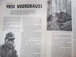 Kansa Taisteli 1958 nr 9, sis. mm. seur. artikkelit / kuvat; O. Venesoja - Vaasenista Petäjäselkään, U.E. Moisala - Tornion motissa ja Rovaniemen tiellä