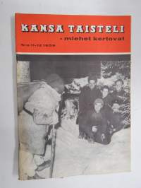 Kansa Taisteli 1959 nr 11-12, sis. mm. seur. artikkelit; Valo Nihtilä - Viivytystaistelut Kannaksella 1939, Urho Arhosuo - Vastaisku Vammeljoella 1939, A.L. Blick