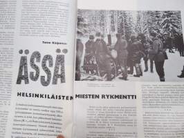 Kansa Taisteli 1959 nr 9, sis. mm. seur. artikkelit; Toivo Kaiponen - Ässä - helsinkiläisten miesten rykmentti, Lauri Hannikainen - Pataljoona loikkaa yli