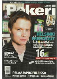 Pokeri-lehti  2009 nr 1 mukana bonus DVD  alkuperäisessä muovissa