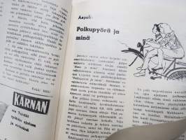 Polkupyörä ja minä - Polkupyöräkauppiaiden Liitto ry:n toimesta julkaistu polkupyörien ja pyöräilyn yleinen huolto- säilytytys- ja käyttöohje -bicycle driving &amp; care