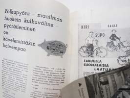 Polkupyörä ja minä - Polkupyöräkauppiaiden Liitto ry:n toimesta julkaistu polkupyörien ja pyöräilyn yleinen huolto- säilytytys- ja käyttöohje -bicycle driving &amp; care