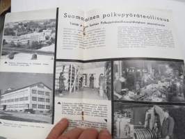 Polkupyörä ja minä - Polkupyöräkauppiaiden Liitto ry:n toimesta julkaistu polkupyörien ja pyöräilyn yleinen huolto- säilytytys- ja käyttöohje -bicycle driving &amp; care