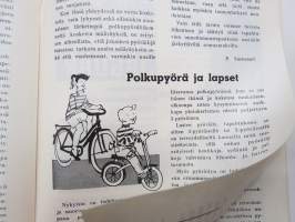 Polkupyörä ja minä - Polkupyöräkauppiaiden Liitto ry:n toimesta julkaistu polkupyörien ja pyöräilyn yleinen huolto- säilytytys- ja käyttöohje -bicycle driving &amp; care