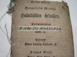 Kolme Uutta Hengellistä Wirttä Halullisillen Sieluillen Wasasa