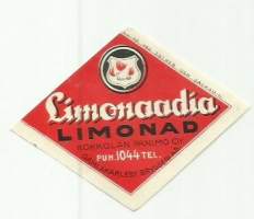 Limonaadia -   juomaetiketti
