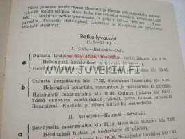 Opintoretket 1955 Suomen Matkailijayhdistys
