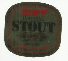 Koff Imperial Stout  olut  - olutetiketti