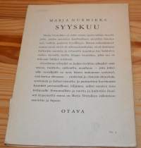 Syyskuu  runoja
