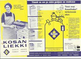 Kosan Liekki - tuote-esite 1950 - luku