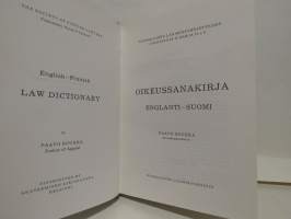 Oikeussanakirja englanti - suomi