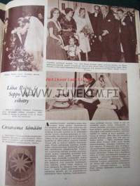 Elokuva-Aitta 1961 nr 12, kansikuva George Hamilton &amp; Dolores Hart, Liisa Roine ja Seppo Mäki häät, Kitara kainalossa mm. Elvis, Rex Gildo, ym.