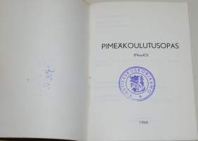 Pimeäkoulutusopas (PkoulO) 1966