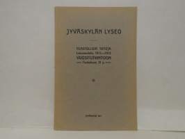 Jyväskylän Lyseo - Tilastollisia tietoja lukuvuodelta 1912-1913