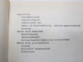 Teknillisen opiston Fysiikka - Sähköoppi
