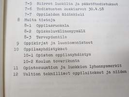 Turun Teknillinen Oppilaitos - Teknillinen Opisto - Teknillinen koulu kertomus lukuvuodesta 1957-1958