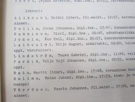 Turun Teknillinen Oppilaitos - Teknillinen Opisto - Teknillinen koulu kertomus lukuvuodesta 1957-1958