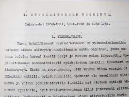 Turun Teknillinen Oppilaitos - Tekniska Läroanstalten i Åbo - kertomus lukuvuosista 1950-51, 1951-52, 1952-53 läseåren årsberättelse