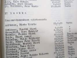 Turun Teknillinen Oppilaitos - Tekniska Läroanstalten i Åbo - kertomus lukuvuosista 1950-51, 1951-52, 1952-53 läseåren årsberättelse