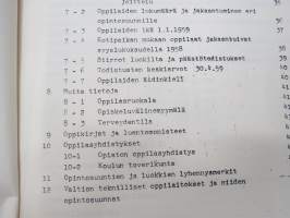 Turun Teknillinen Oppilaitos - Teknillinen Opisto - Teknillinen koulu kertomus lukuvuodesta 1958-1959