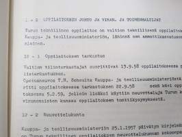 Turun Teknillinen Oppilaitos - Teknillinen Opisto - Teknillinen koulu kertomus lukuvuodesta 1958-1959