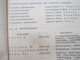 Turun Teknillinen Oppilaitos - Teknillinen Opisto - Teknillinen koulu kertomus lukuvuodesta 1958-1959